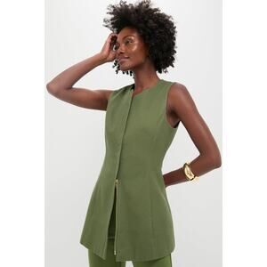 TUCKERNUCK Green Rhoda Tunic Top Size 4 NWT Retail $198 Tuckernuck